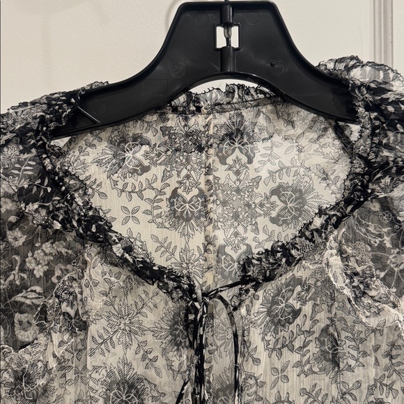 Zimmermann Divinity Long Ruffle Silk Dress In Spliced - Picture 5 of 12